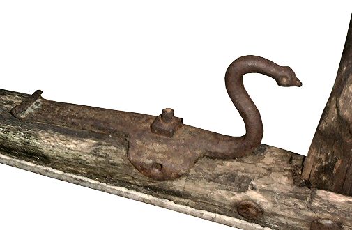 Joutsen johon kiinnitet��n aisan p��